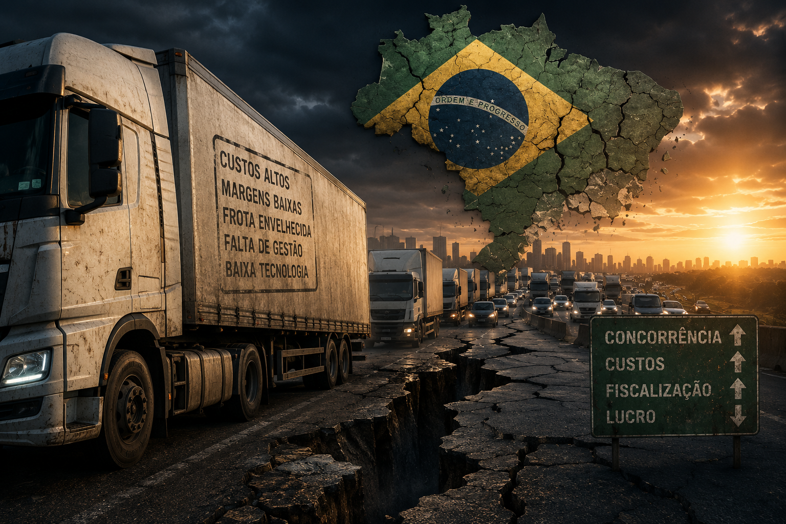 O Colapso Silencioso do Transporte no Brasil: por que milhares de transportadoras operam no limite em 2026