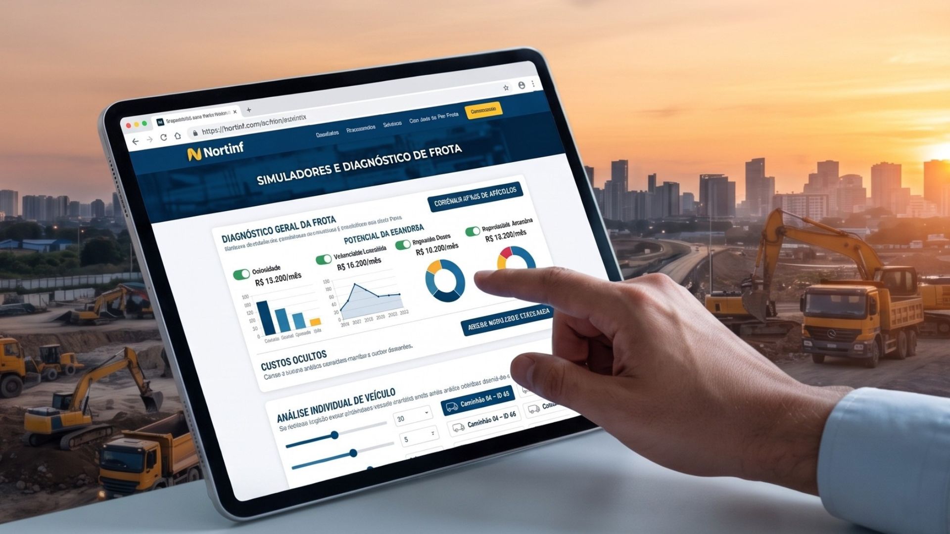 Diagnóstico Gratuito de Frotas: Simule Custos, Identifique Desperdícios e Descubra Oportunidades